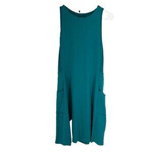 Smartwool Women M Active Tank Dress Athletic Performance Teal Green Pockets